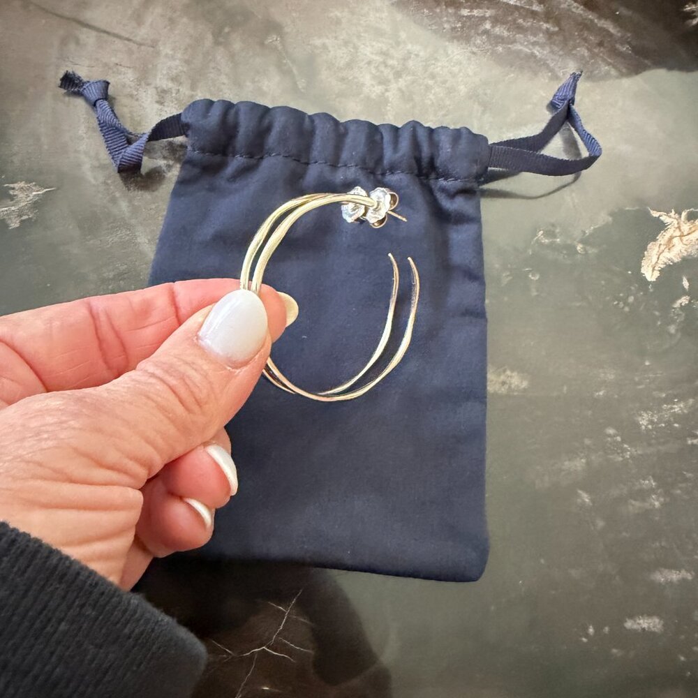 Ippolita "Squiggle" Hoop Earrings - Picture 10 of 13